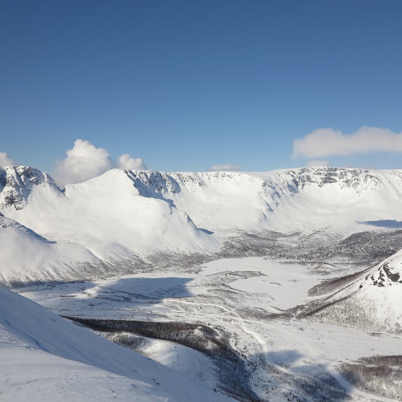 Зимний однодневный поход в Хибины на перевал Географов